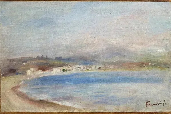 Cros de Cagnes, sea, mountains - Pierre-Auguste Renoir