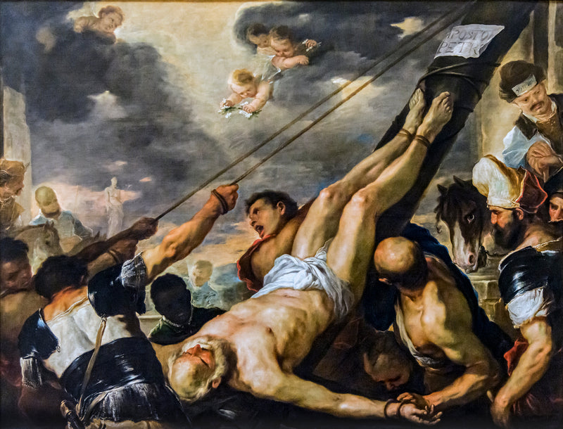 Crucifixion of Saint Peter - Luca Giordano