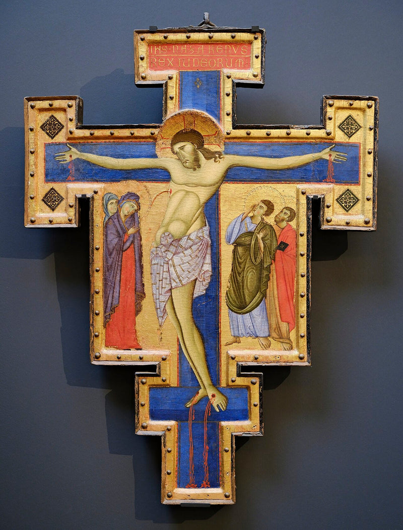 Crucifix by the Master of Saint Francis, Louvre - Master of Saint Francis