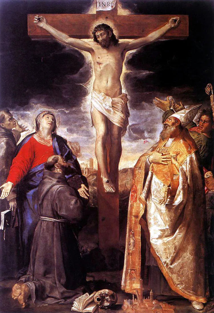 Crucifixion with Saints - Annibale Carracci