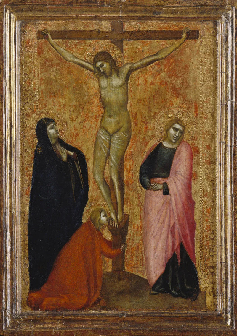 Crucifixion with the saints - Allegretto Nuzi