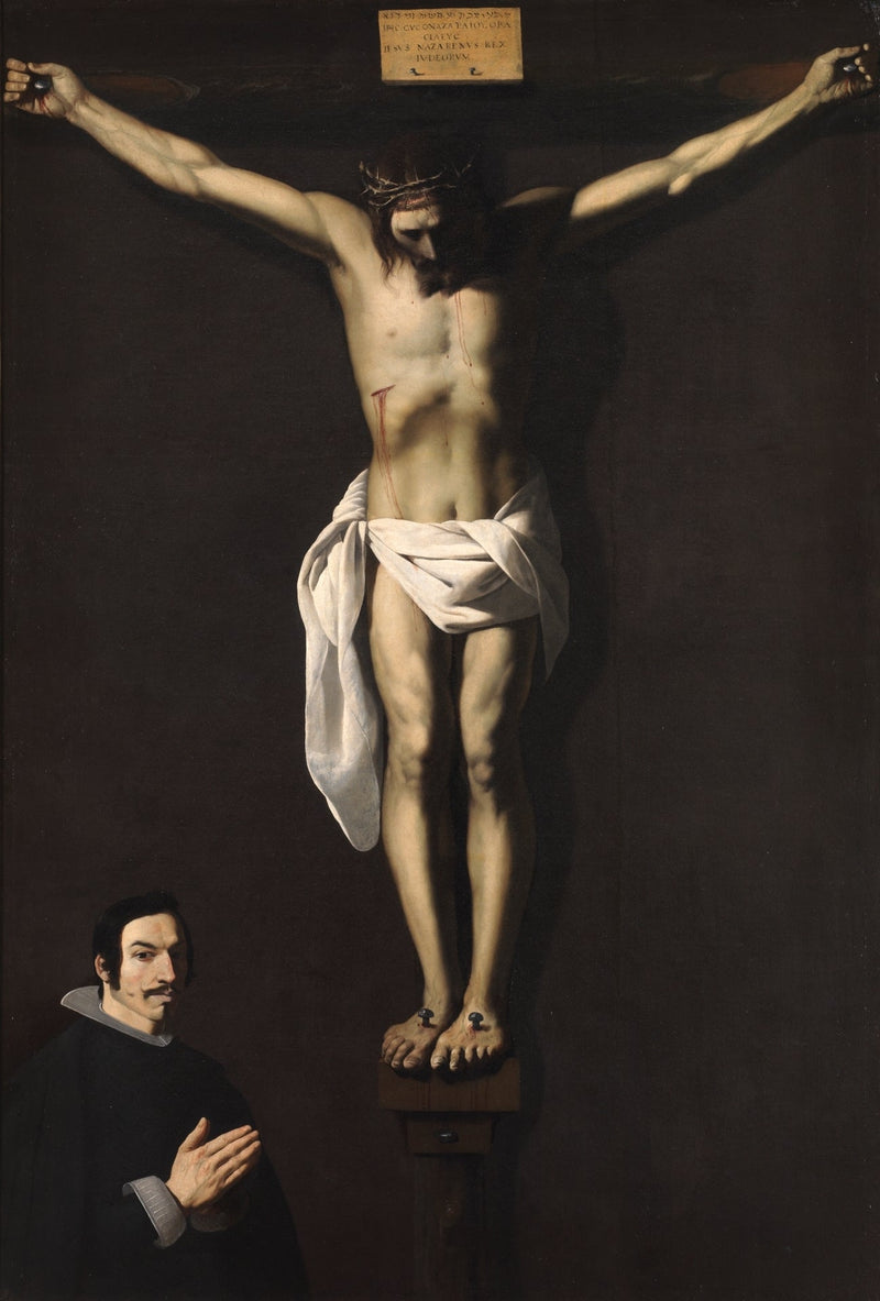 Crucifixion with a donor - Francisco de Zurbarán
