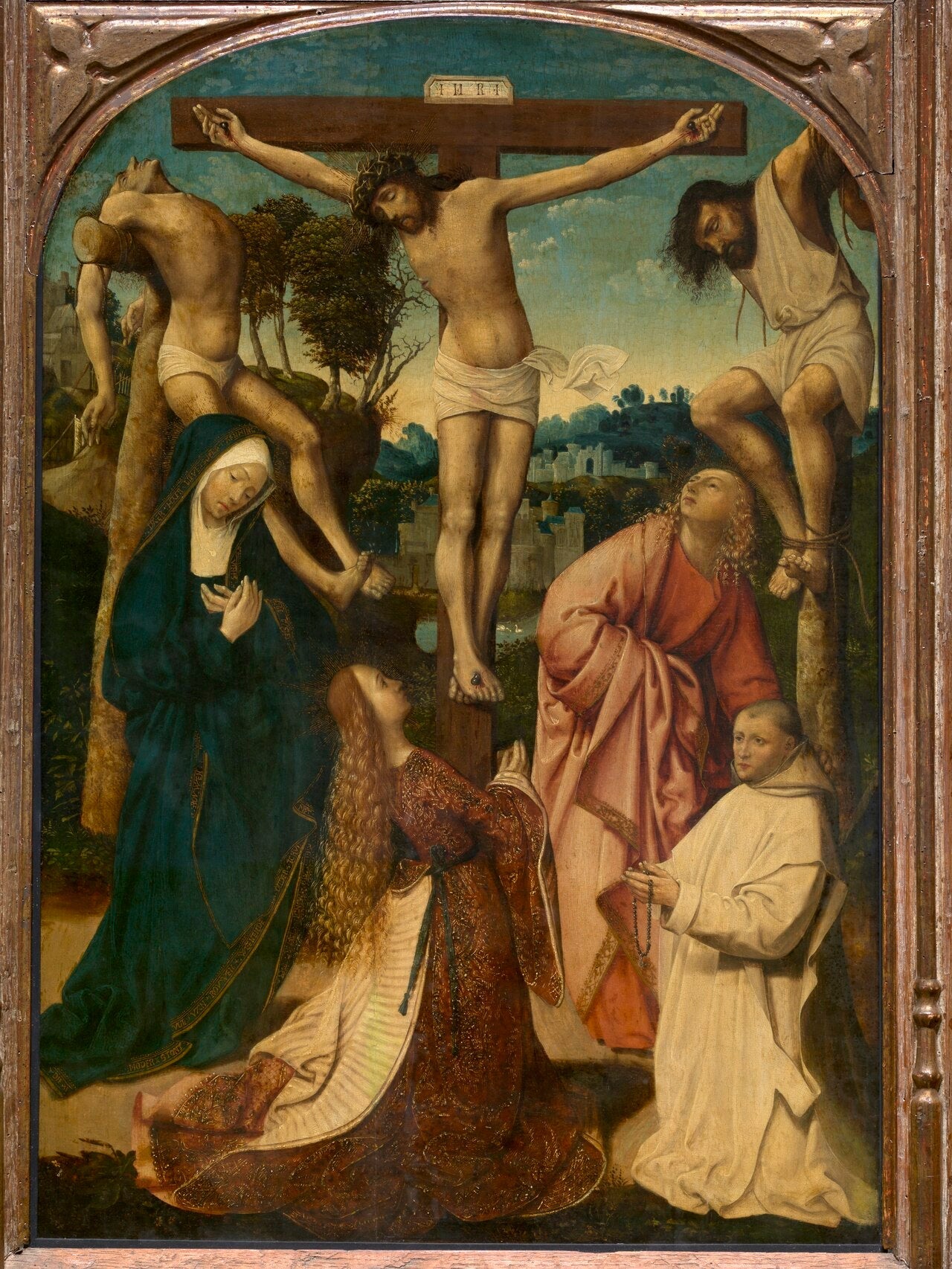 Crucifixion - Jacob Cornelisz van Oostsanen - Alpha Reproduction