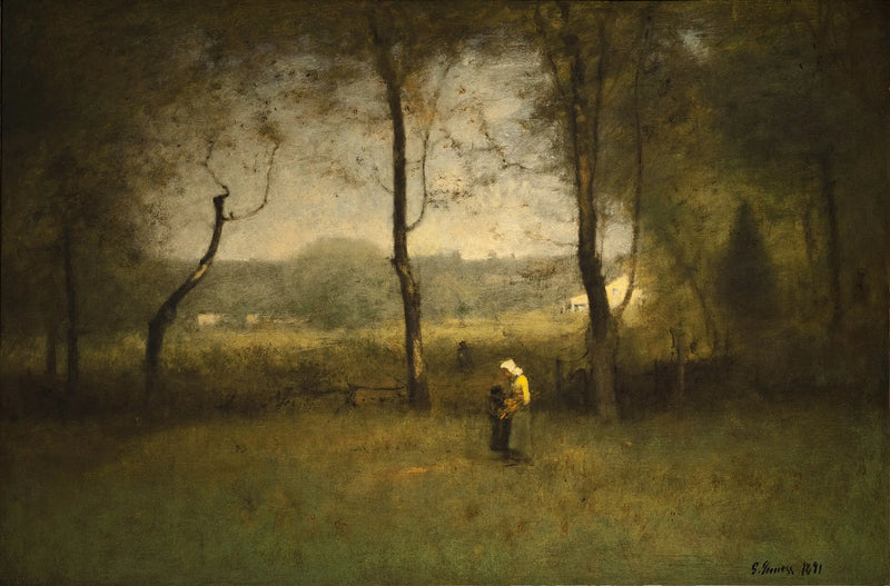 Wood Gatherers, an Autumn Afternoon - George Inness