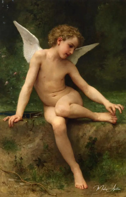 Cupidon avec épine - William Bouguereau - Reproductions de tableaux et peintures haut de gamme