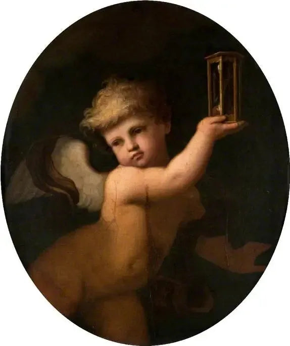Cupid with an Hourglass - Guido Reni