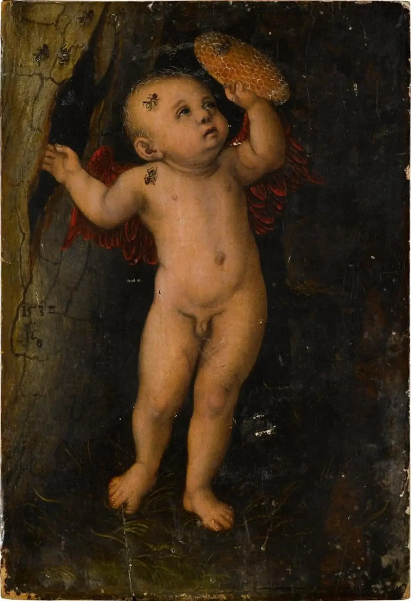 Cupid as a Honey Thief - Lucas Cranach the Elder