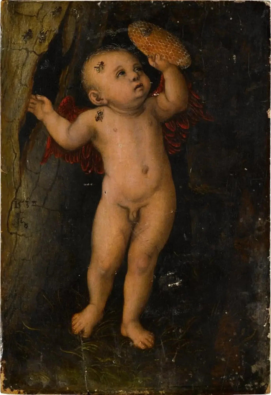 Cupid as a Honey Thief - Lucas Cranach the Elder