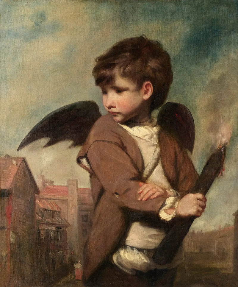 Cupid en tant que Link Boy - Joshua Reynolds