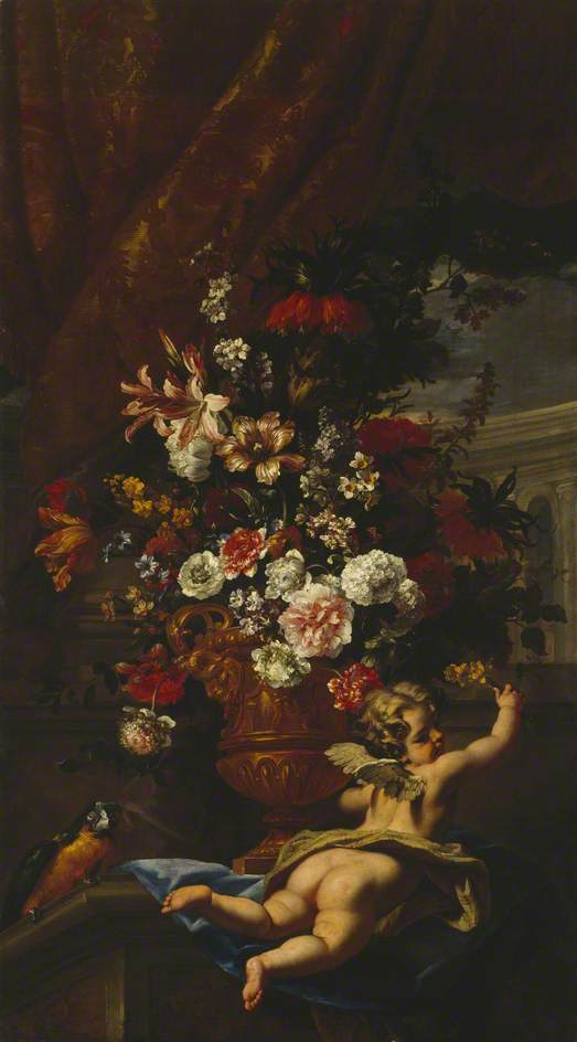 Cupid and Flowers - Sebastiano Ricci