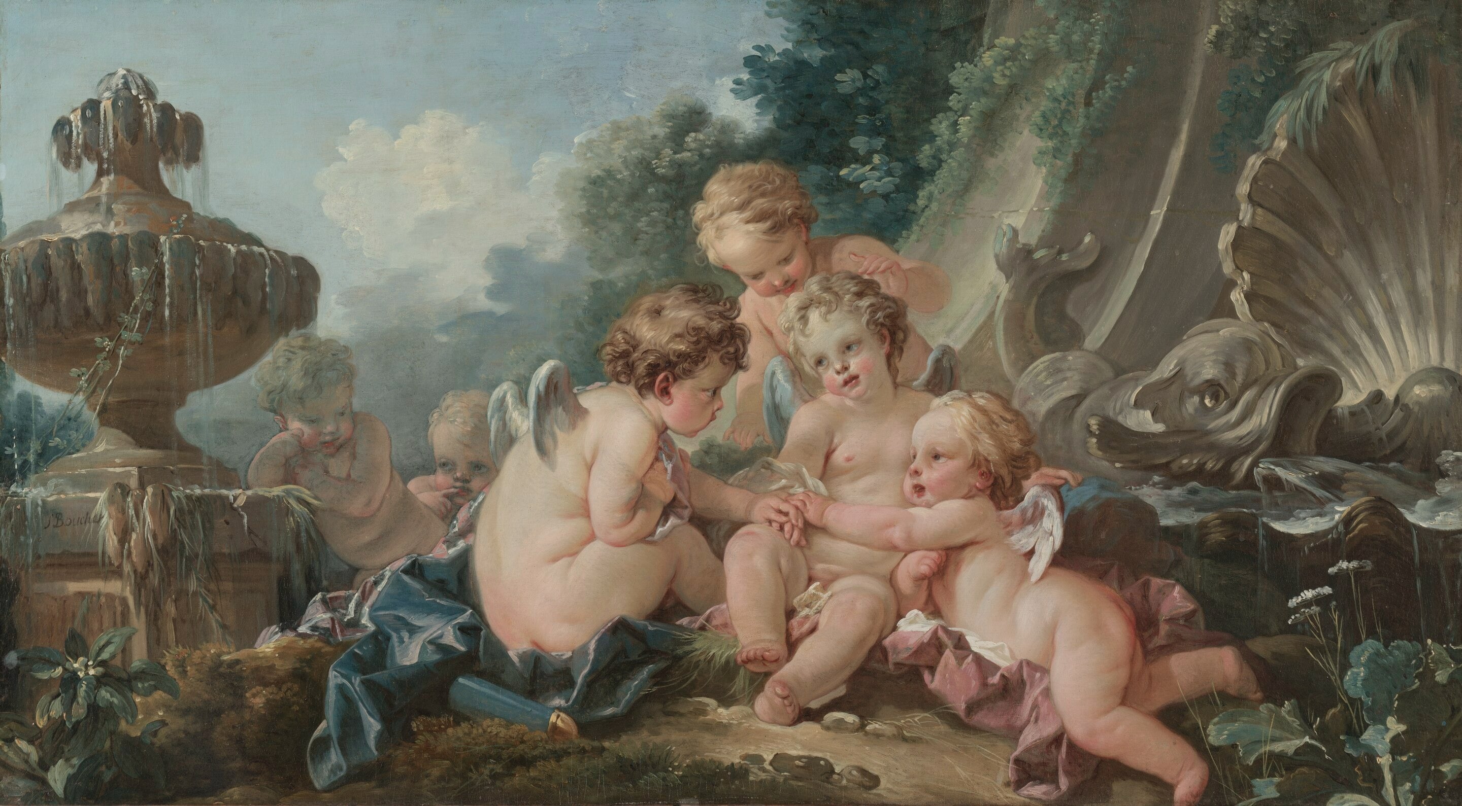 Cupids in conspiracy - François Boucher