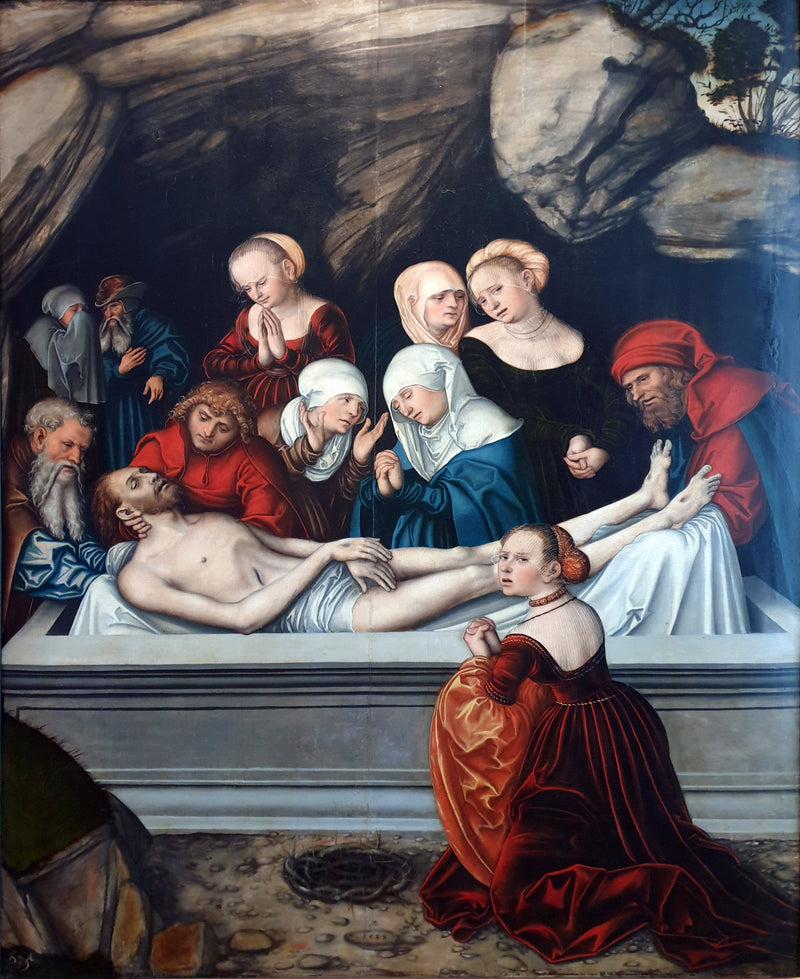 Passion Cycle: The Entombment - Lucas Cranach the Elder