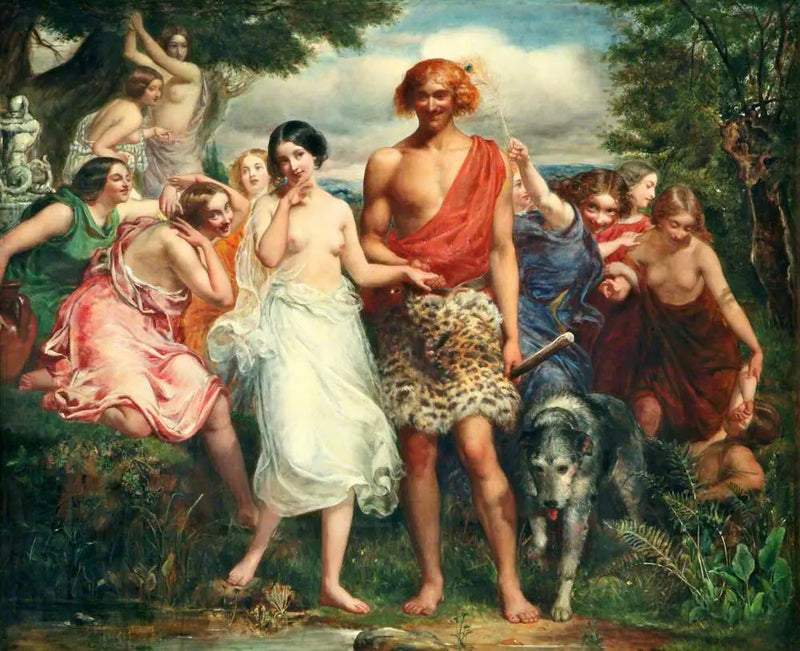 Cymon and Iphigenia - John Everett Millais