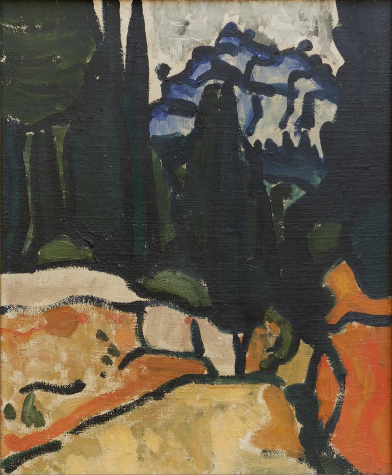Cypress in Cassis - André Derain