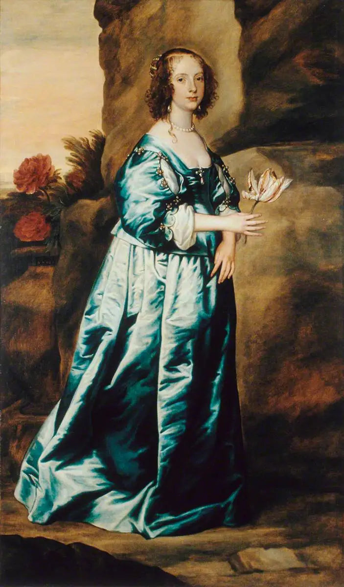 Lady with a Tulip - Antoine van Dyck