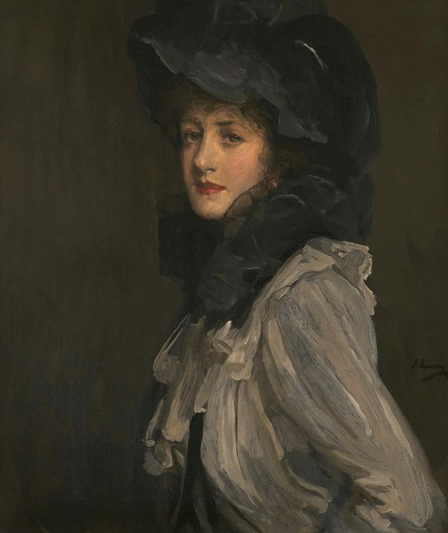 Lady in Grey and Black - John Lavery