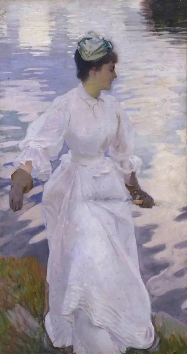 Lady Fishing - Mrs. Ormond - John Singer Sargent