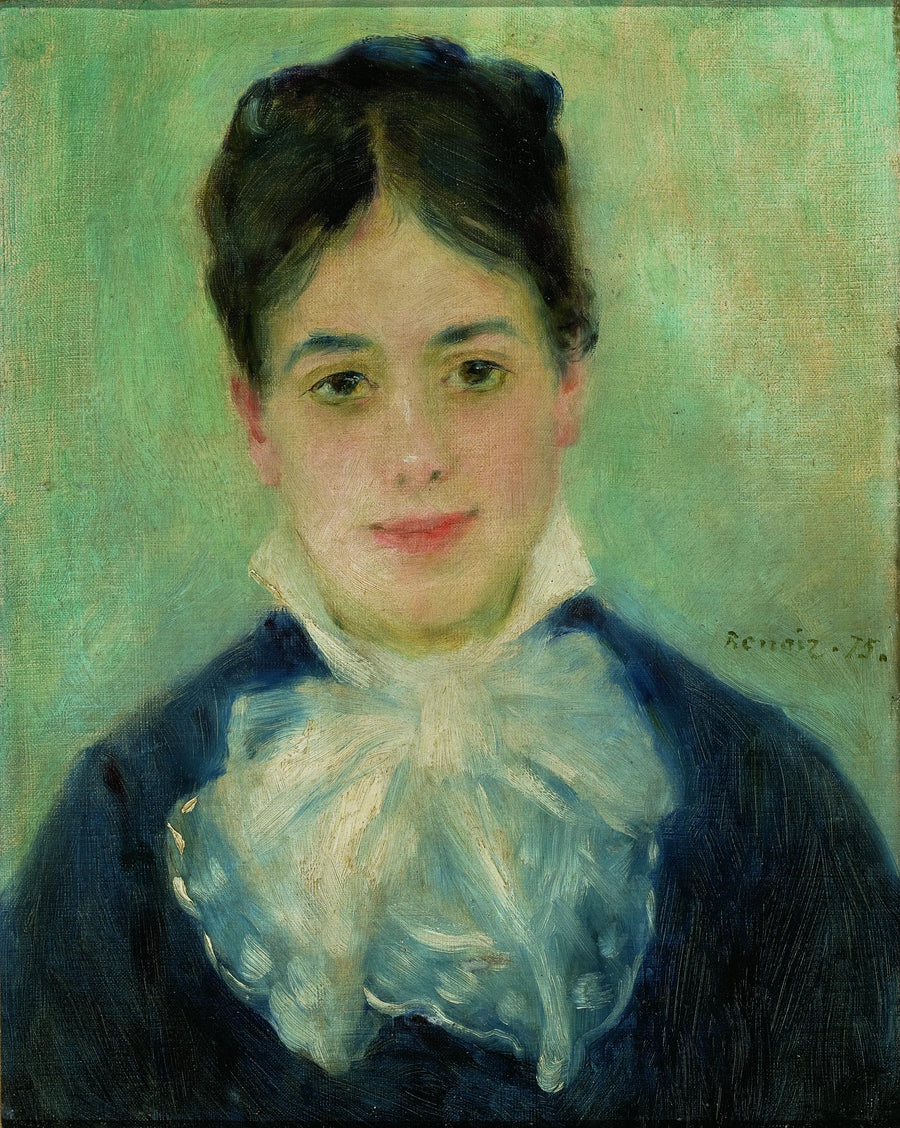 Portrait of Alphonsine Fournaise - Pierre-Auguste Renoir