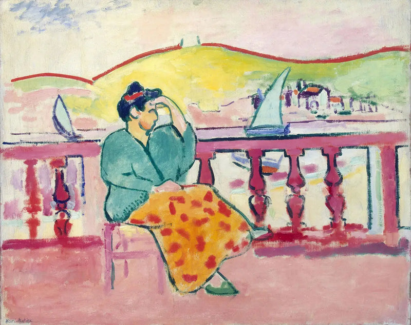 Woman on a Terrace - Henri Matisse