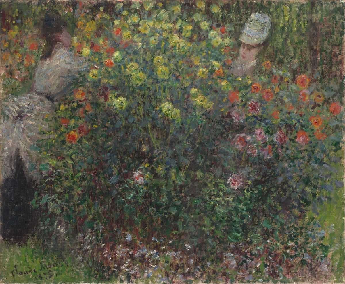 Ladies in Flowers W383 - Claude Monet