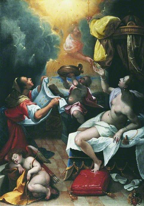 Danaë - Denis Calvaert - Alpha Reproduction