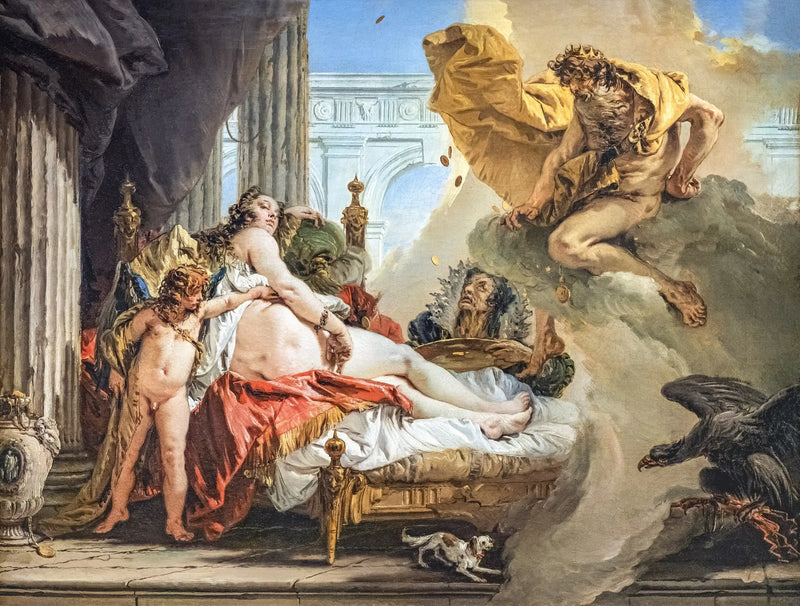 Danaé and Jupiter - Giovanni Battista Tiepolo