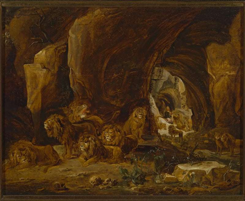 Daniel with the Lions - David Teniers the Younger