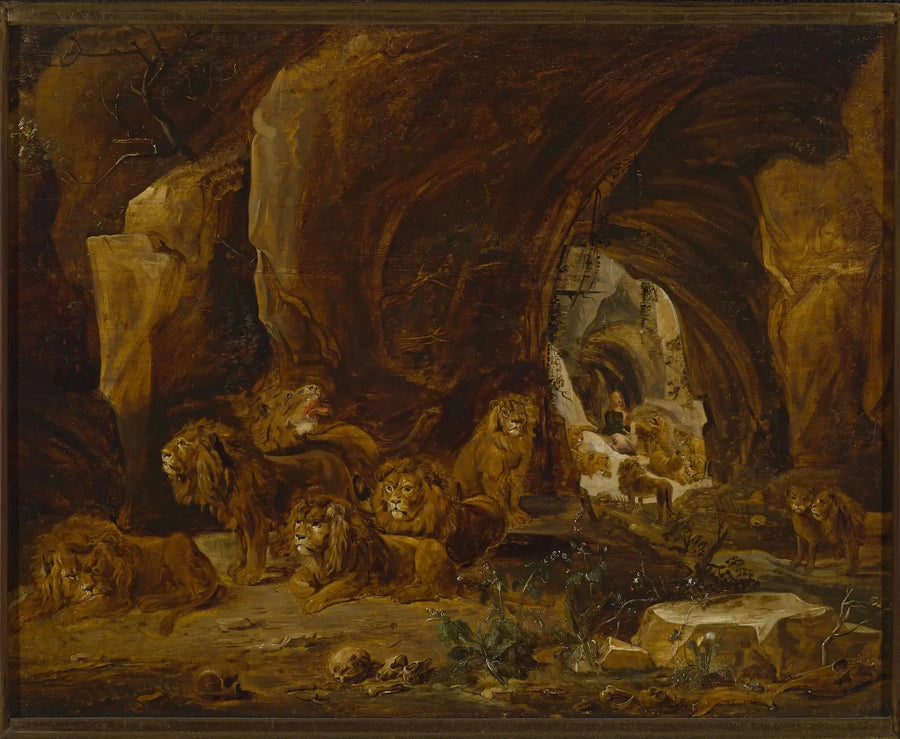 Daniel with the Lions - David Teniers the Younger