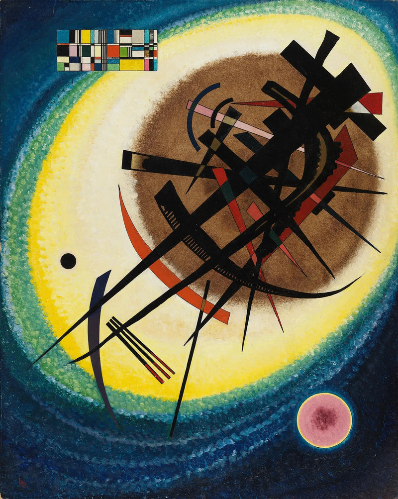 In the Bright Oval - Vassily Kandinsky