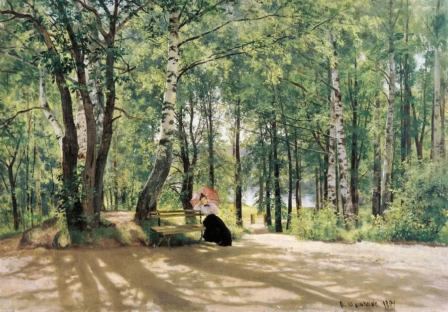 In the dacha (near the dacha) - Ivan Chichkine
