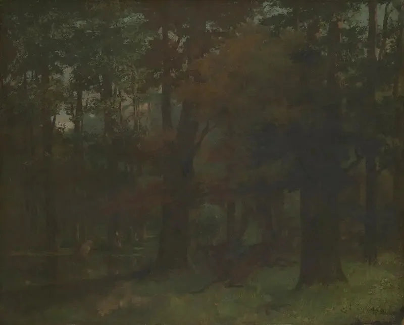 In the Forest - Gustave Courbet