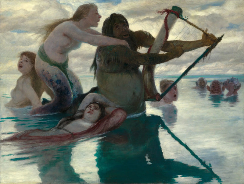 In the Sea - Arnold Böcklin