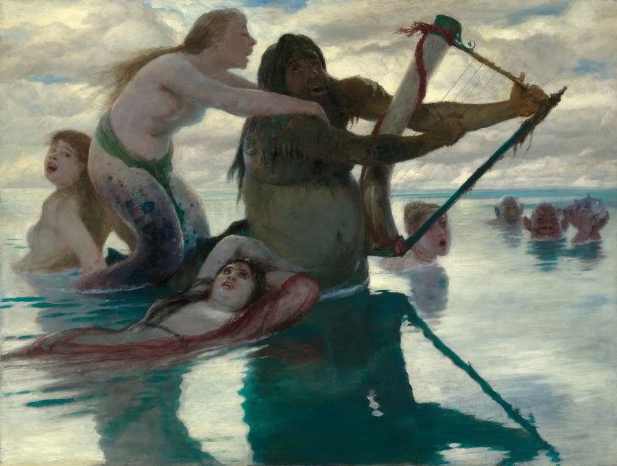 In the Sea - Arnold Böcklin