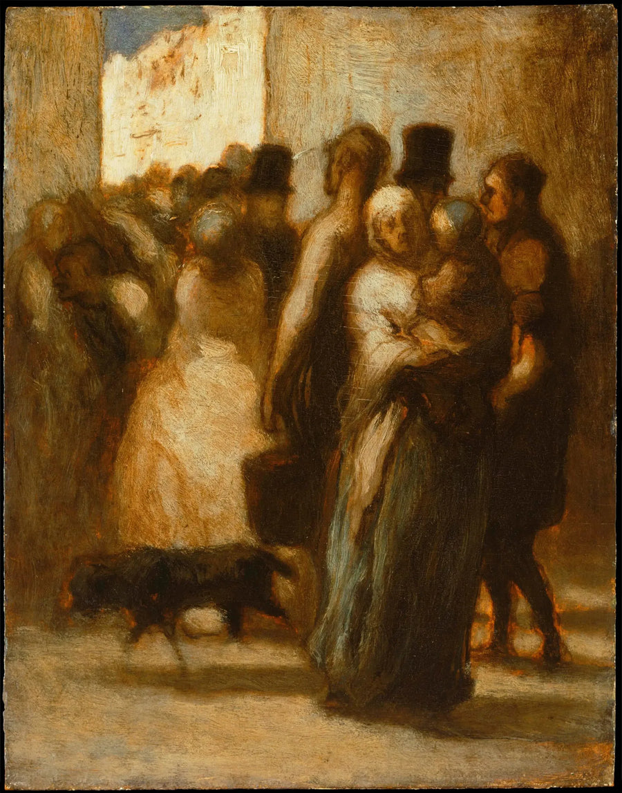 In the street - Honoré Daumier
