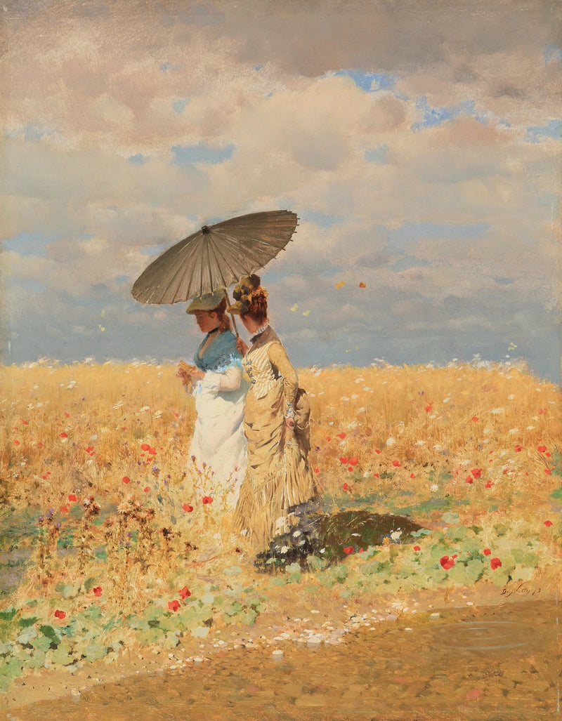 In the Wheat - Giuseppe De Nittis