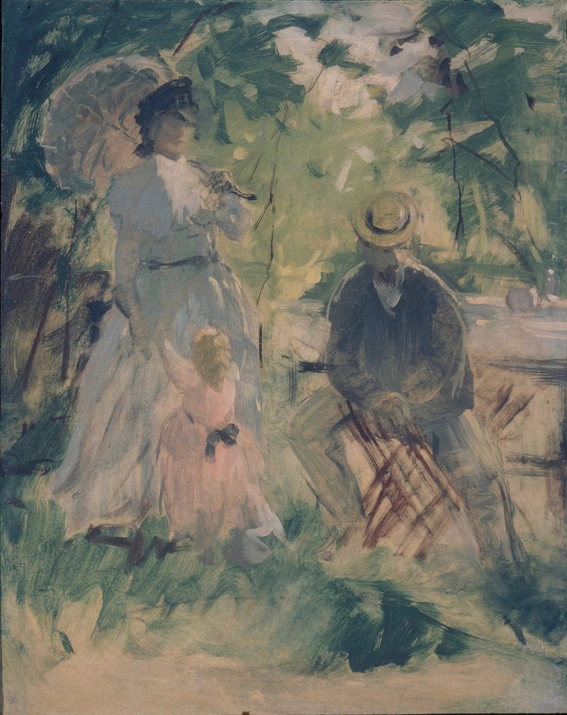In the Garden - Berthe Morisot