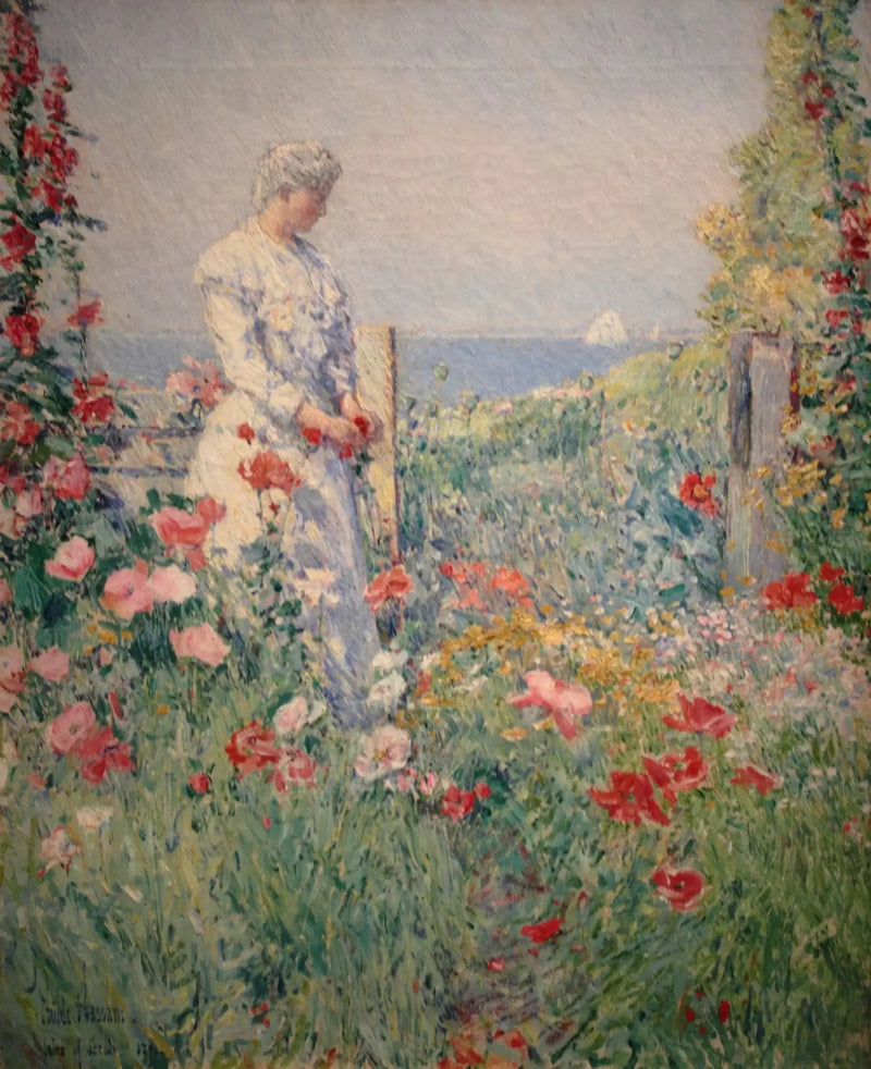 In the Garden - Childe Hassam