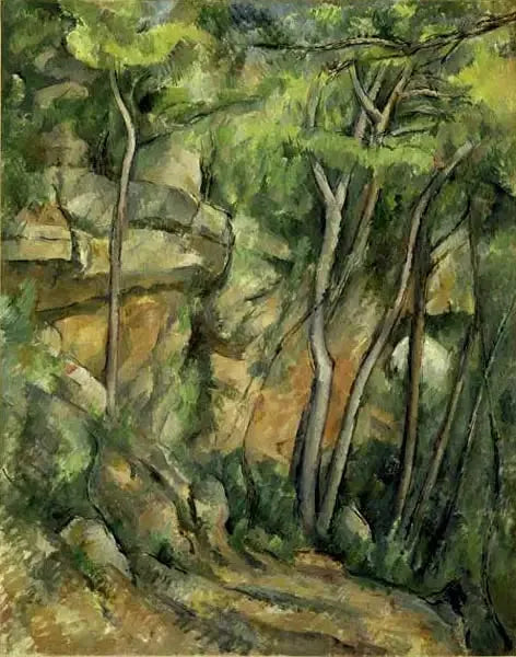 In the Park of Château Noir - Paul Cézanne