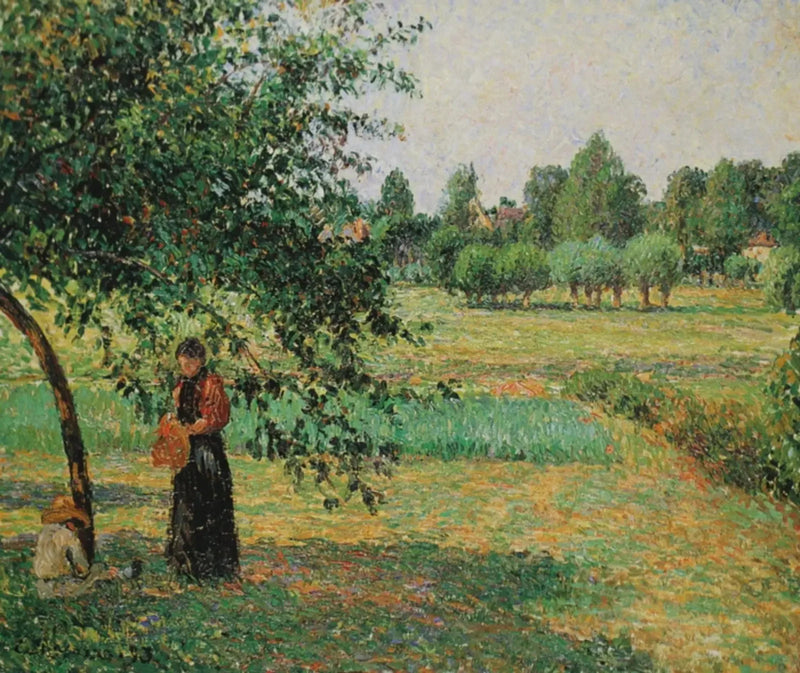 In the Meadow - Camille Pissarro
