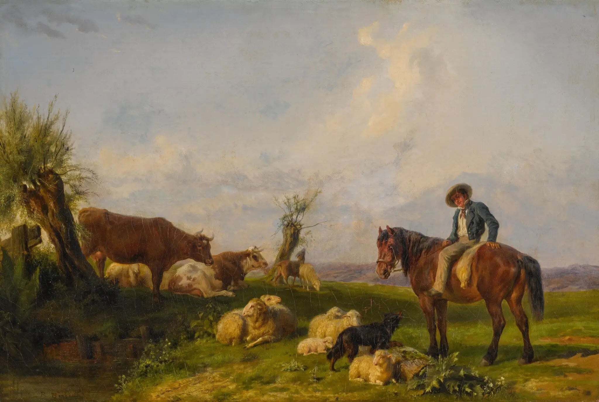Dans le pré - Rosa Bonheur image 1 tableau peint à l’huile sur toile