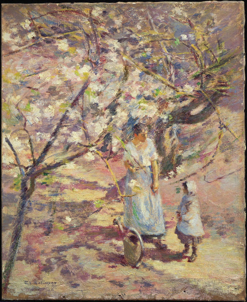 In the Orchard - Theodore Robinson