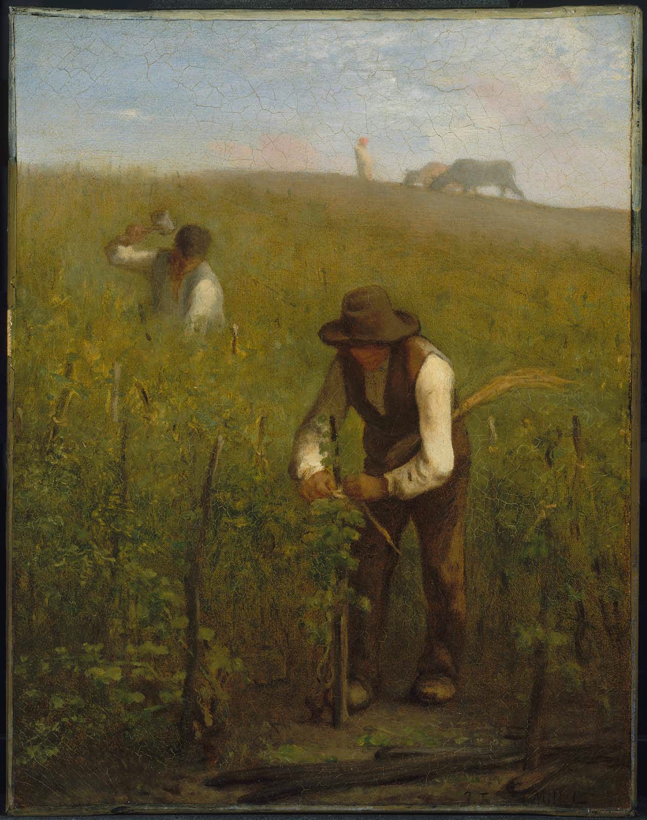 In the Vineyard - Jean-François Millet