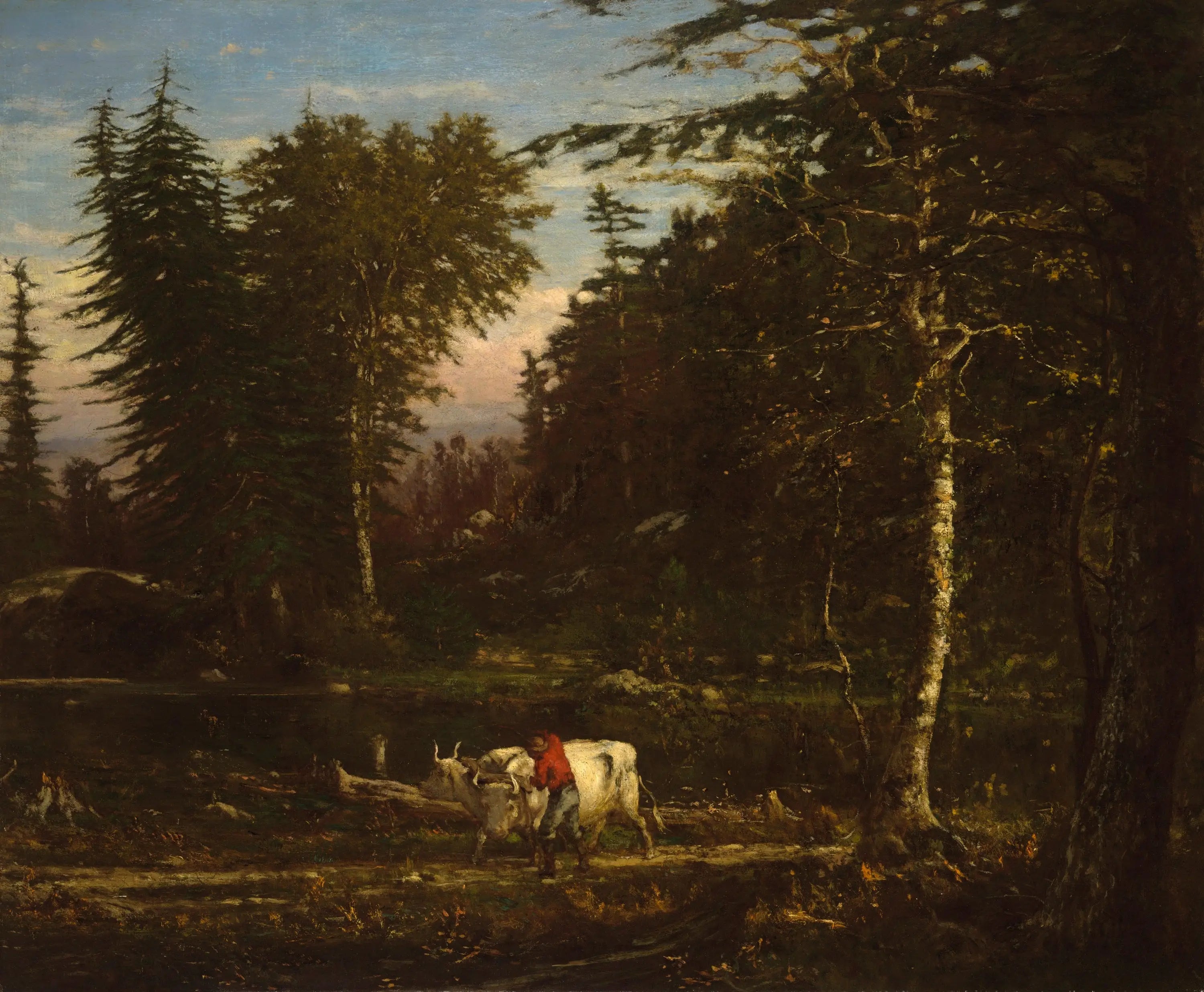 Dans les Adirondacks - George Inness - Alpha Reproduction