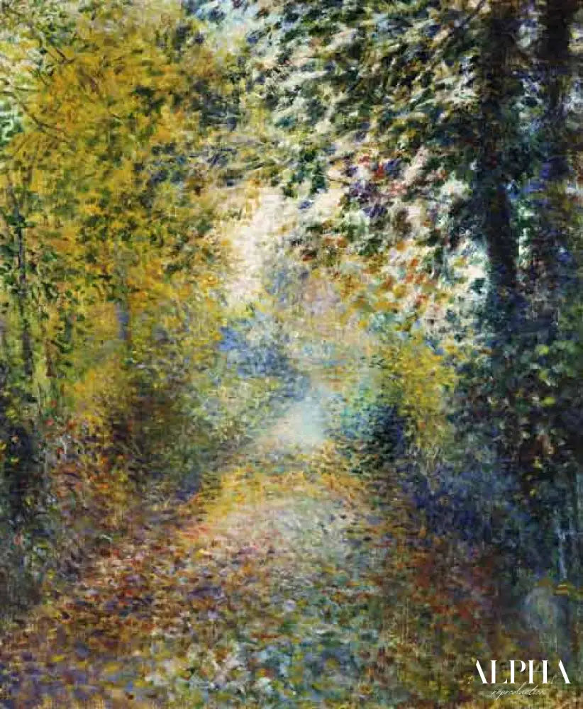 Dans les bois - Pierre-Auguste Renoir - Reproductions de tableaux et peintures haut de gamme