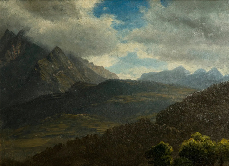 In the Rocky Mountains - Albert Bierstadt