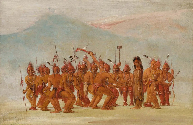 Danse at Berdash - George Catlin