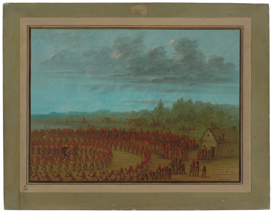 War Dance of the Saukies - George Catlin