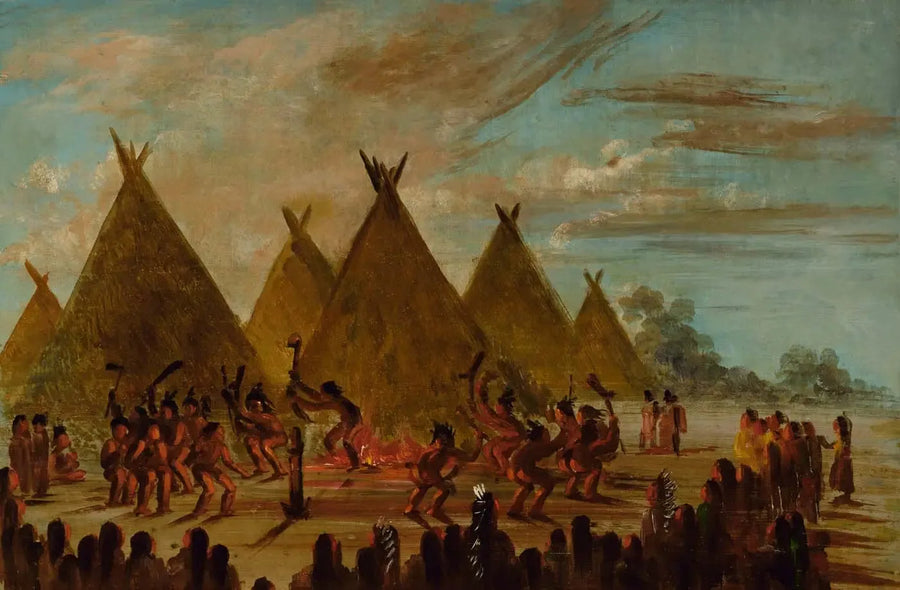 War Dance, Sioux - George Catlin