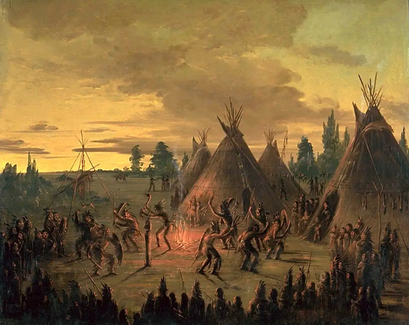 War Dance, Sioux - George Catlin