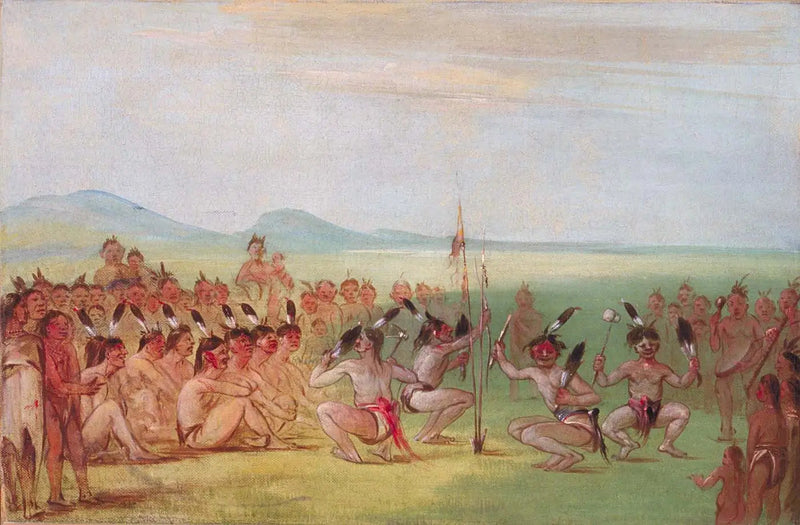 Eagle Dance, Choctaw - George Catlin